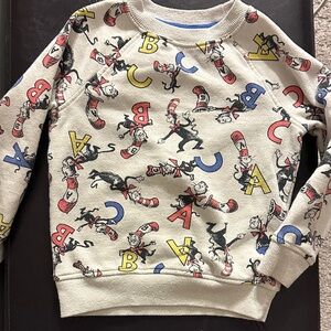 Dr. Seuss Cream Alphabet Sweatshirt